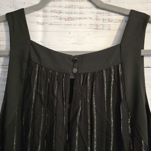 NWT Rachel Roy black & gold long Maxi dress womans plus size 2X - Picture 4 of 7